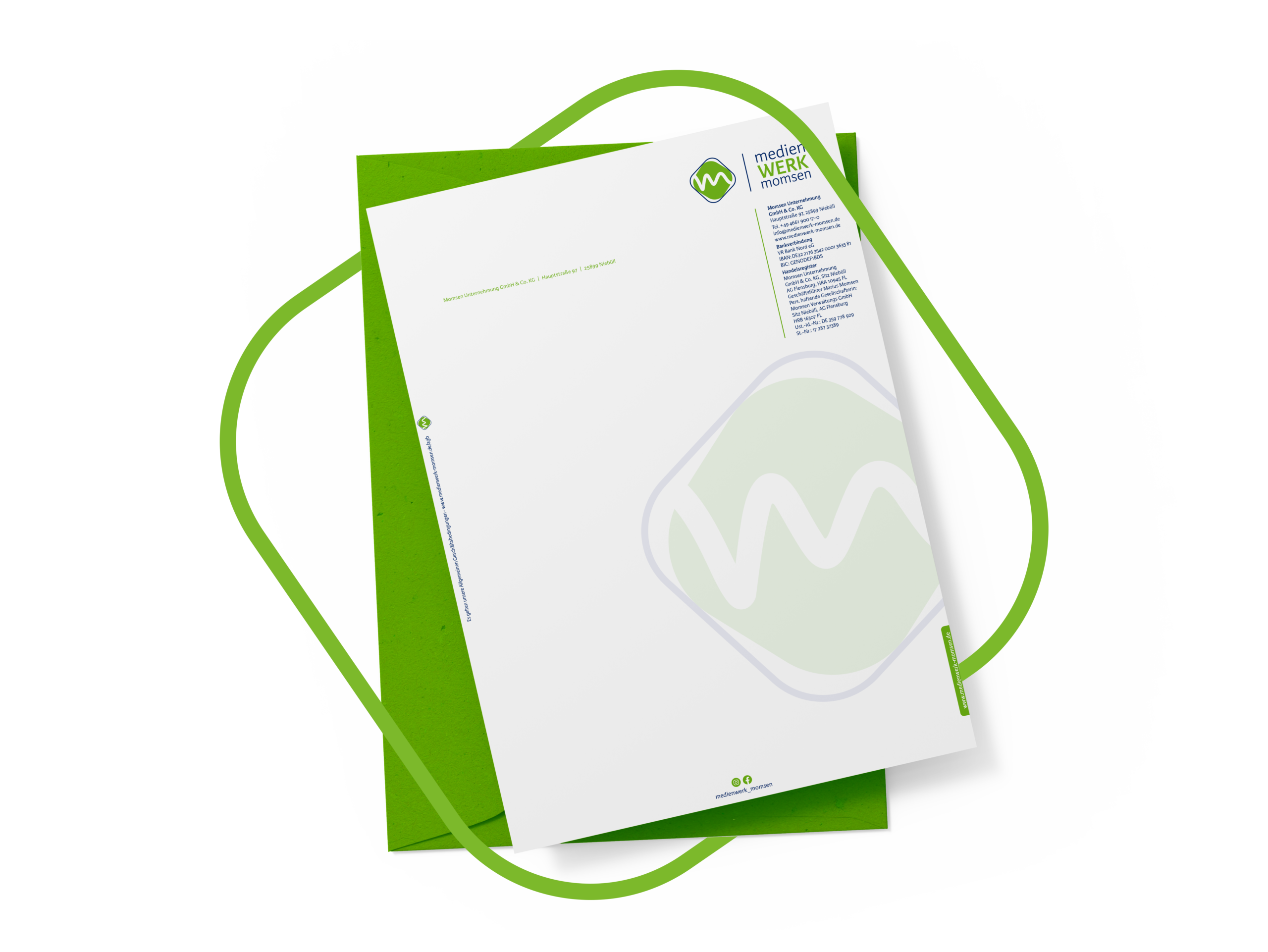 Personalisiertes Mailing mit Dialogpost-Kuvertierung.