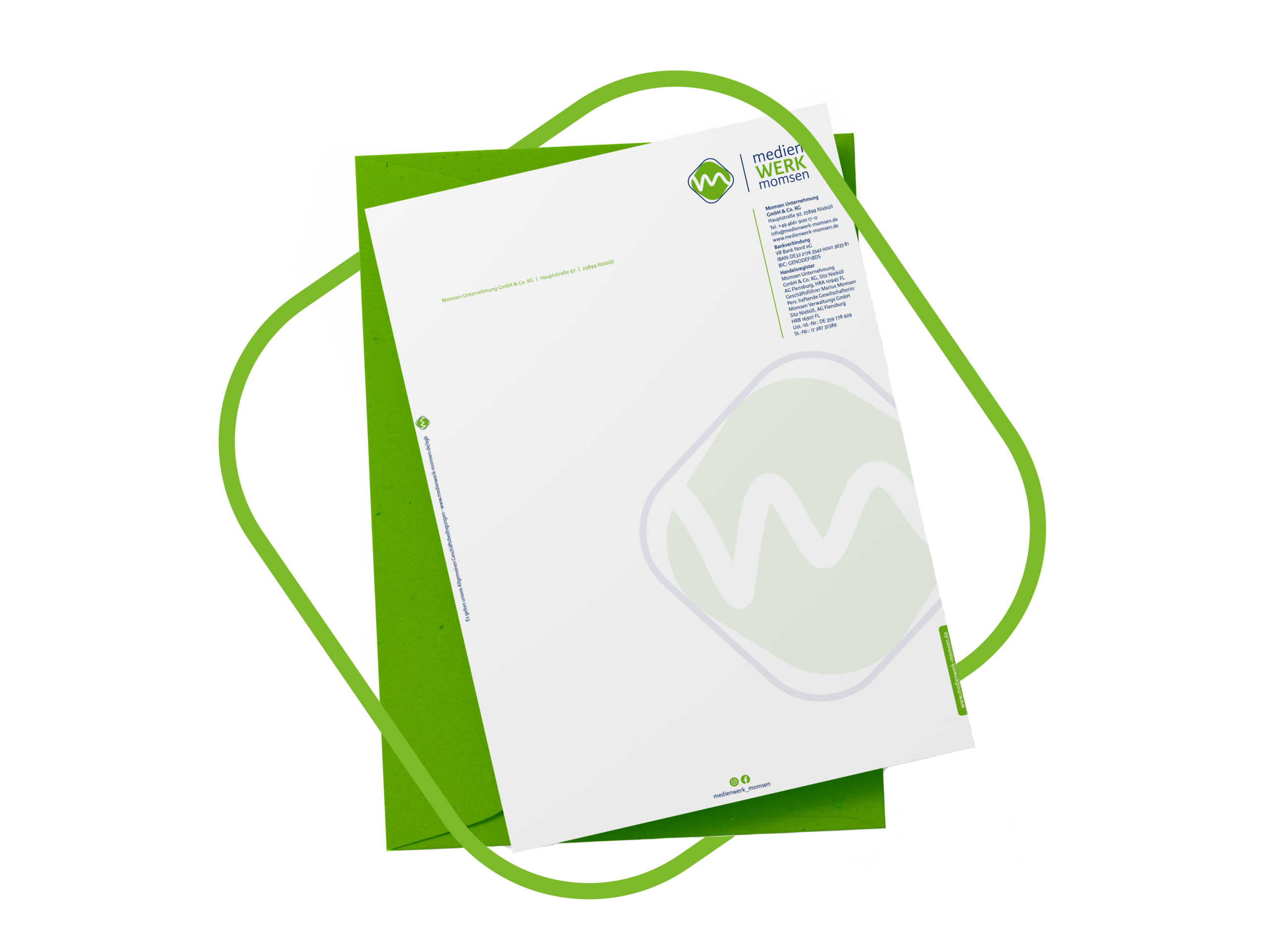 Personalisiertes Mailing mit Dialogpost-Kuvertierung.